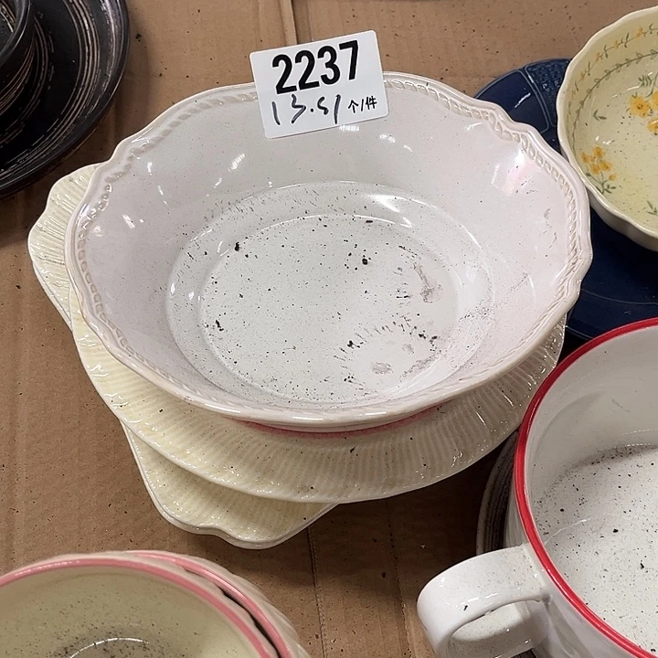 瓷微瑕外贸餐具2237