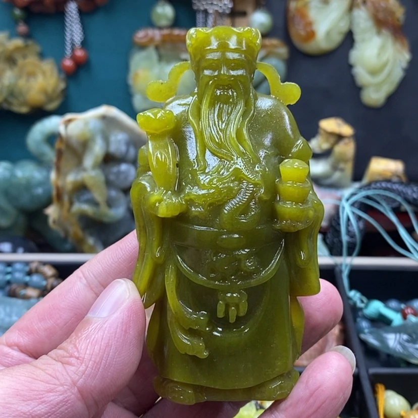 【闪购商品】蛇纹石玉把件未镶嵌