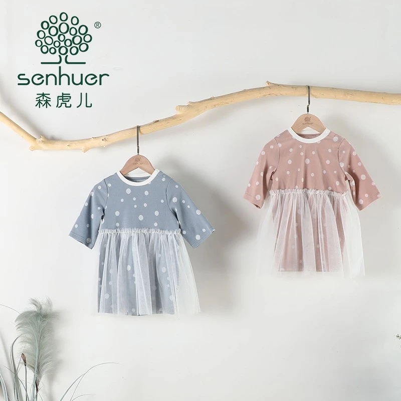 小童七分袖连衣裙2243013070