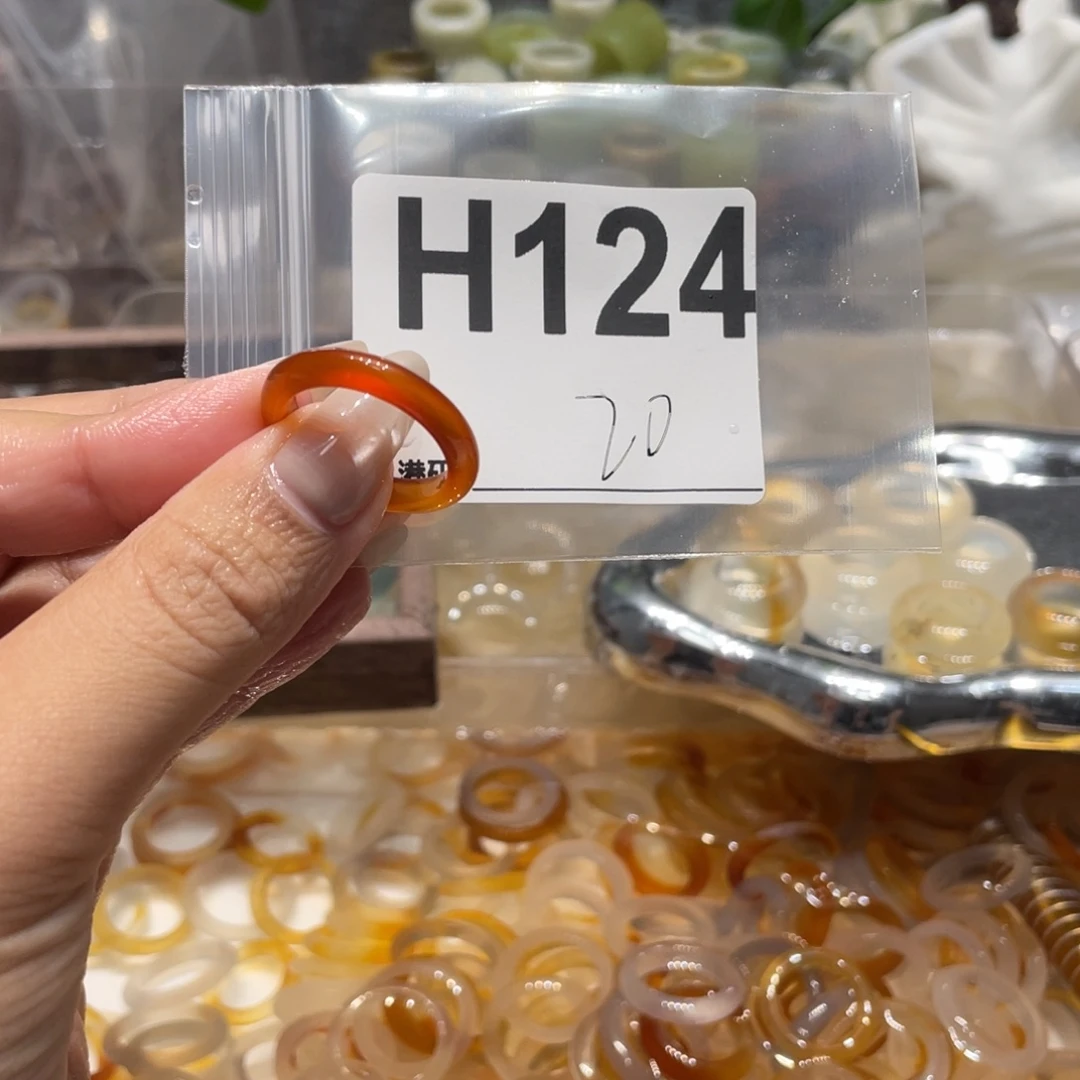 玛瑙/玉髓未镶嵌戒指124