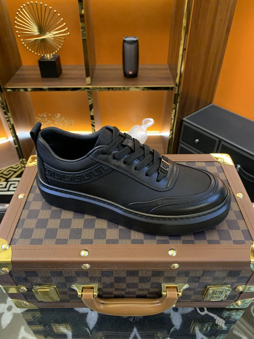 XYT756-13（单鞋）春季新款男鞋时尚潮鞋材质皮配科技布