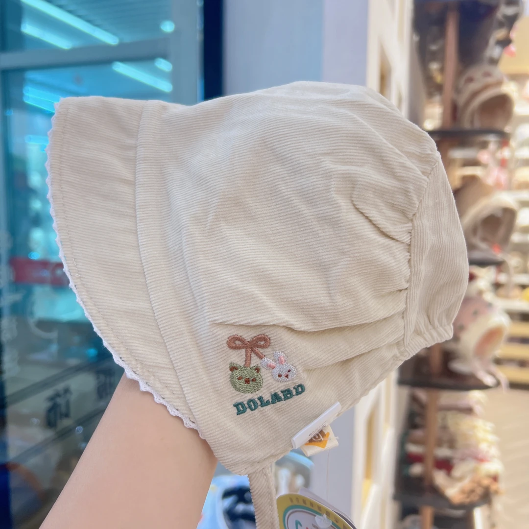 嘟嘟啦62837女短檐可爱圆顶休闲风逛街帽子休闲薄款盆帽渔夫帽