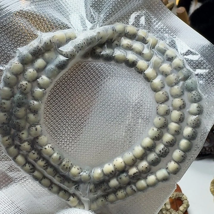 星月菩提手串2号车尺寸6.5石玉108