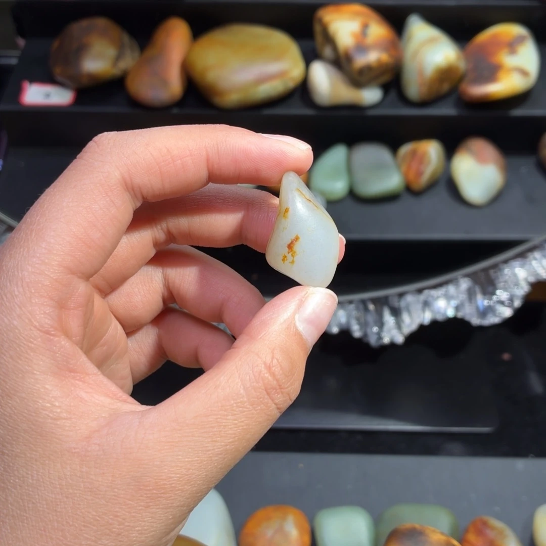 和田玉未镶嵌挂件10.8