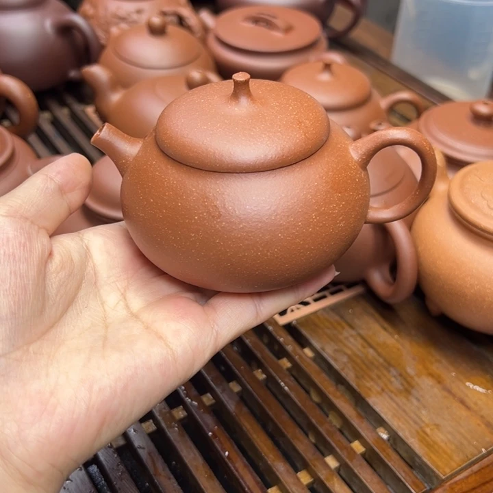 茶壶紫砂小苹果。   150cc