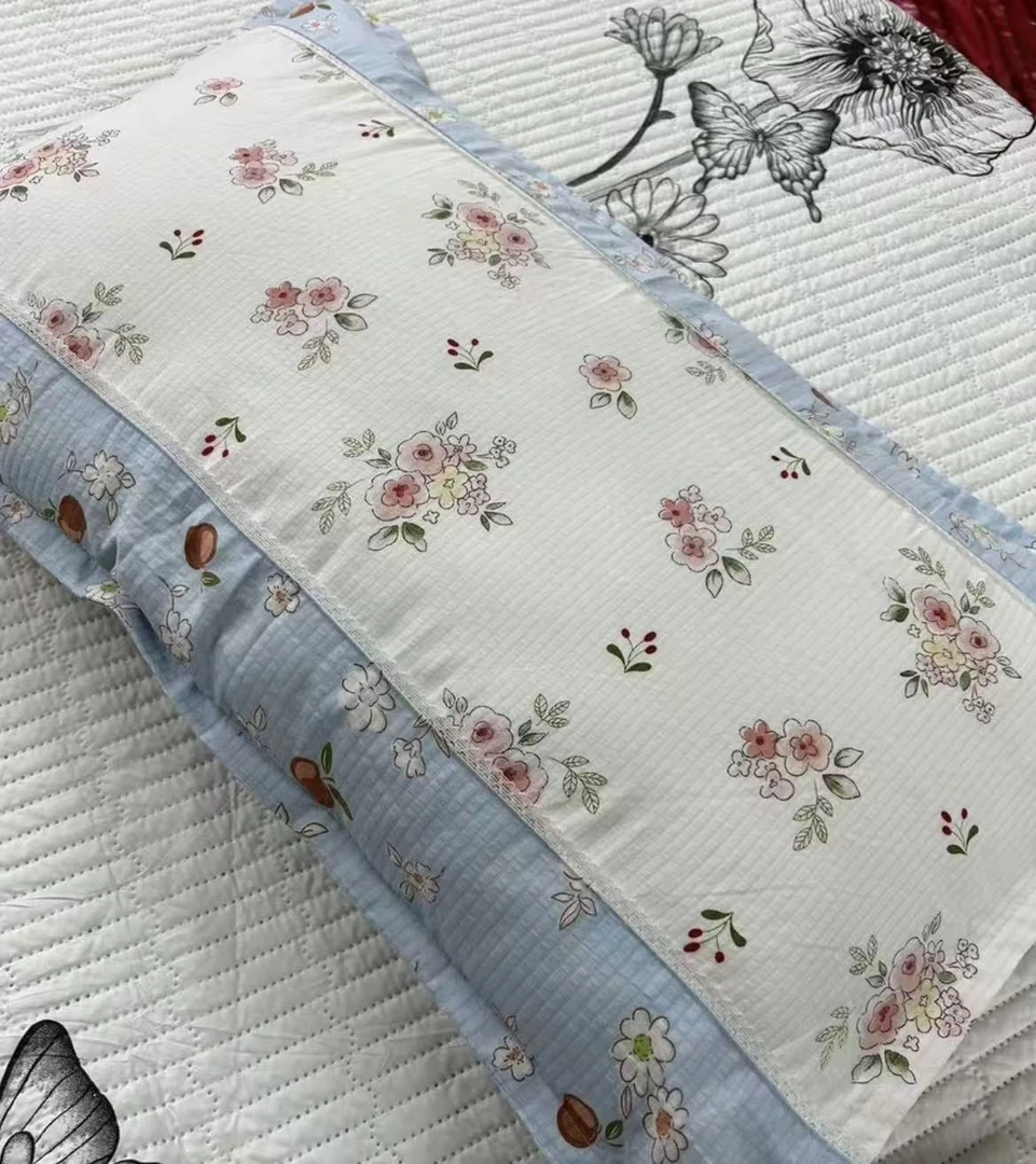 {大哲家纺} 枕套 蕾丝双拼接 花色不挑