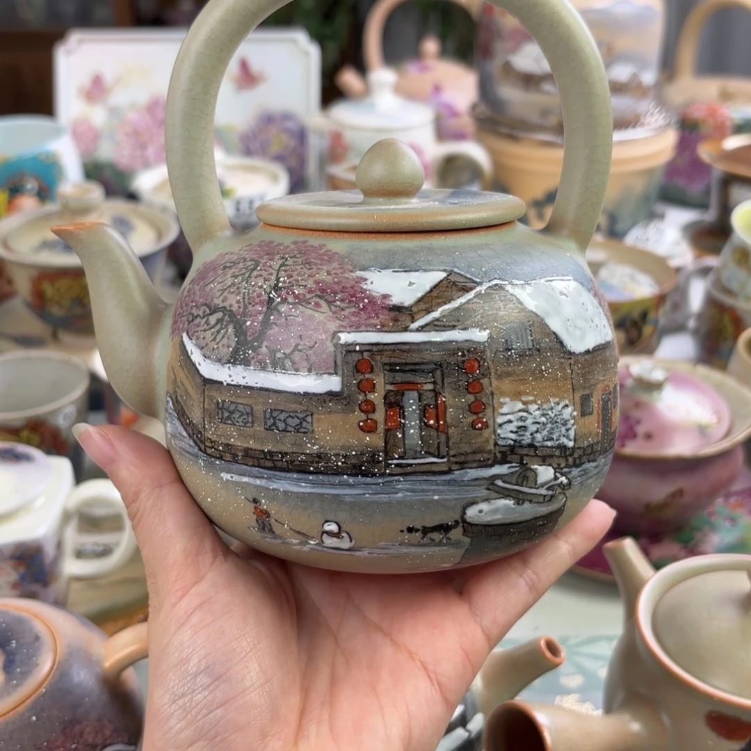 景德镇陶瓷煮茶壶8折