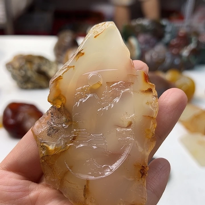 未镶嵌颈饰玛瑙/玉髓