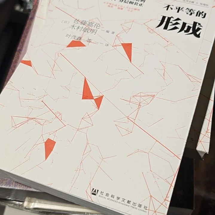 不平等的形成平装（务必塑封）