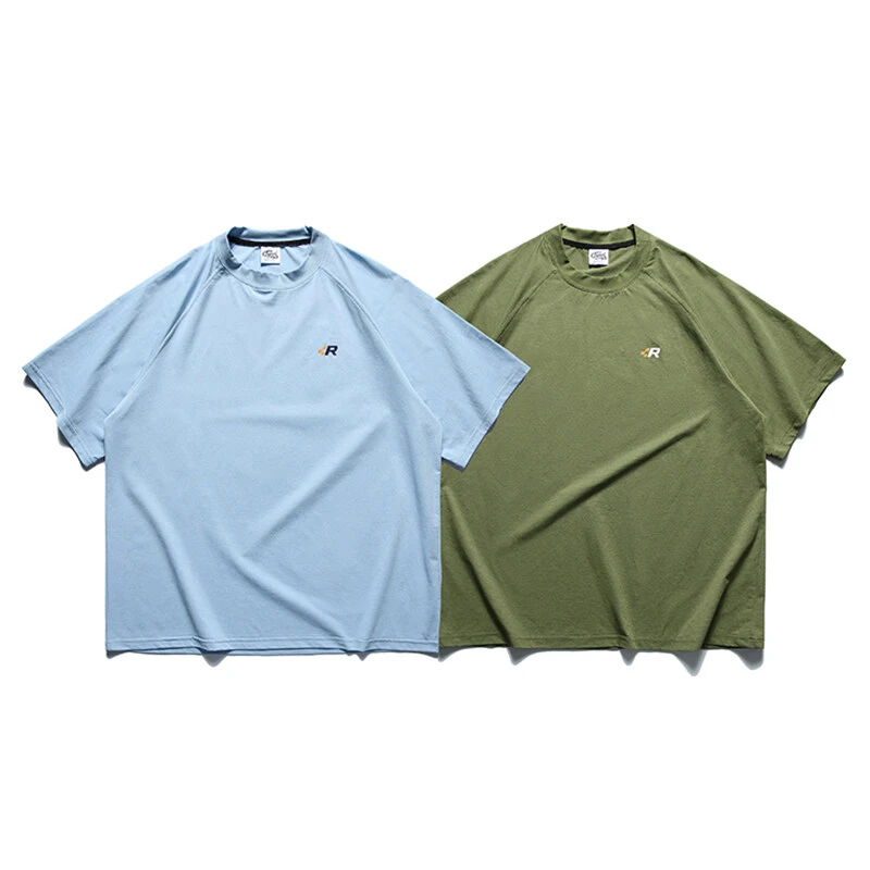 Y453夏季潮牌港风情侣百搭简约字母速干短袖t恤