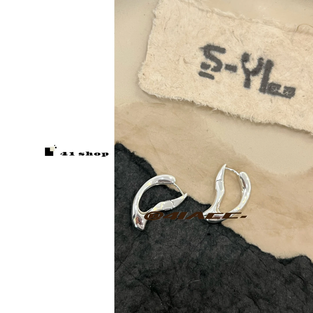 铜合金耳饰 A557 小众设计几何图形耳饰耳环