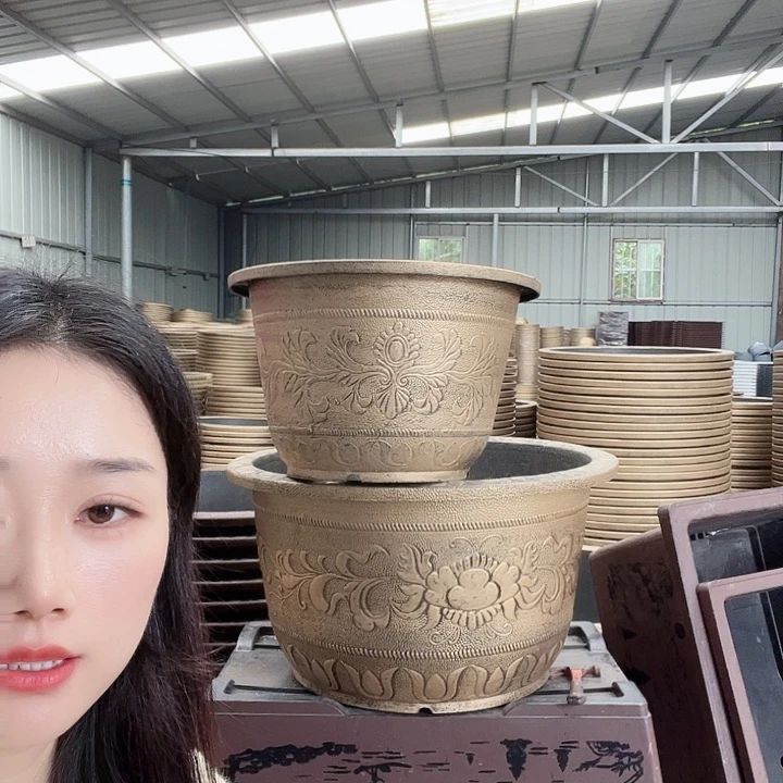 圆形60花盆5个有孔