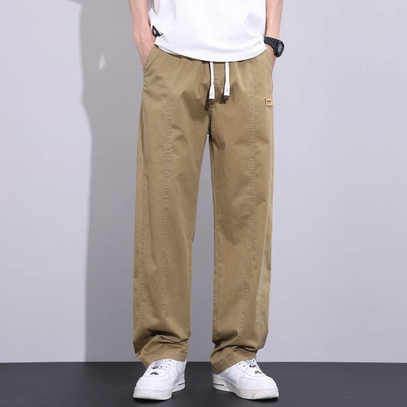 春夏薄款男士休闲裤直筒宽松舒适休闲裤男裤