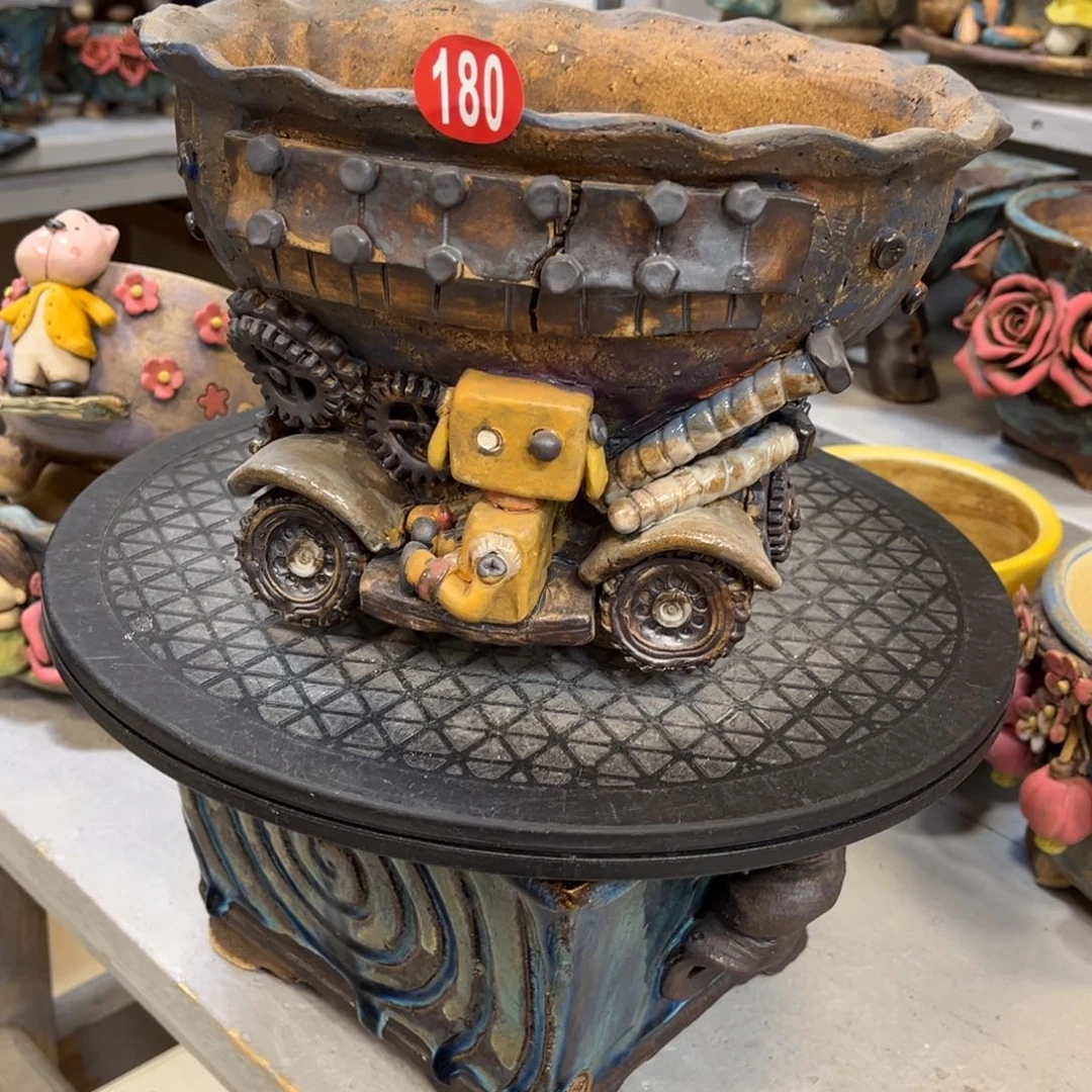 陶瓷180号陶然花盆