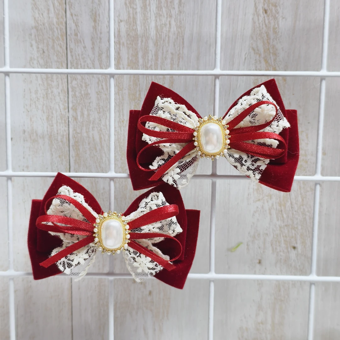 新年系列发饰儿童头饰红色