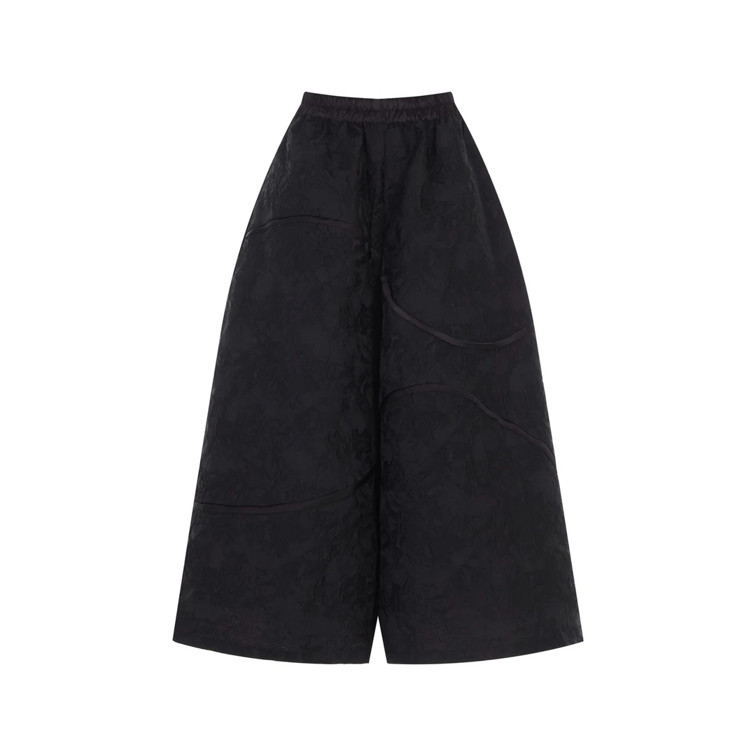 RFY221749-1黑色休闲长裤