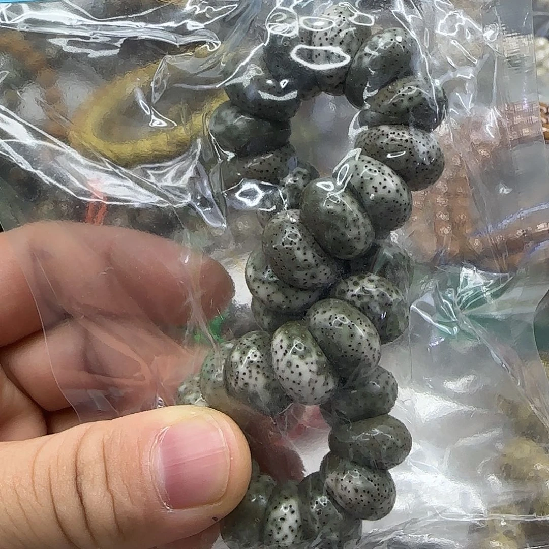 手串星月菩提232高端绿星月菩提14蒜瓣大肠单圈
