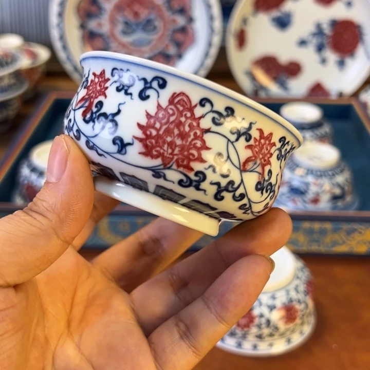 摆件景德镇茶器百宝箱陶瓷