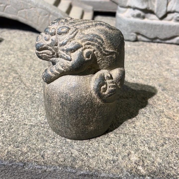 石材朝***@貔貅福建青石