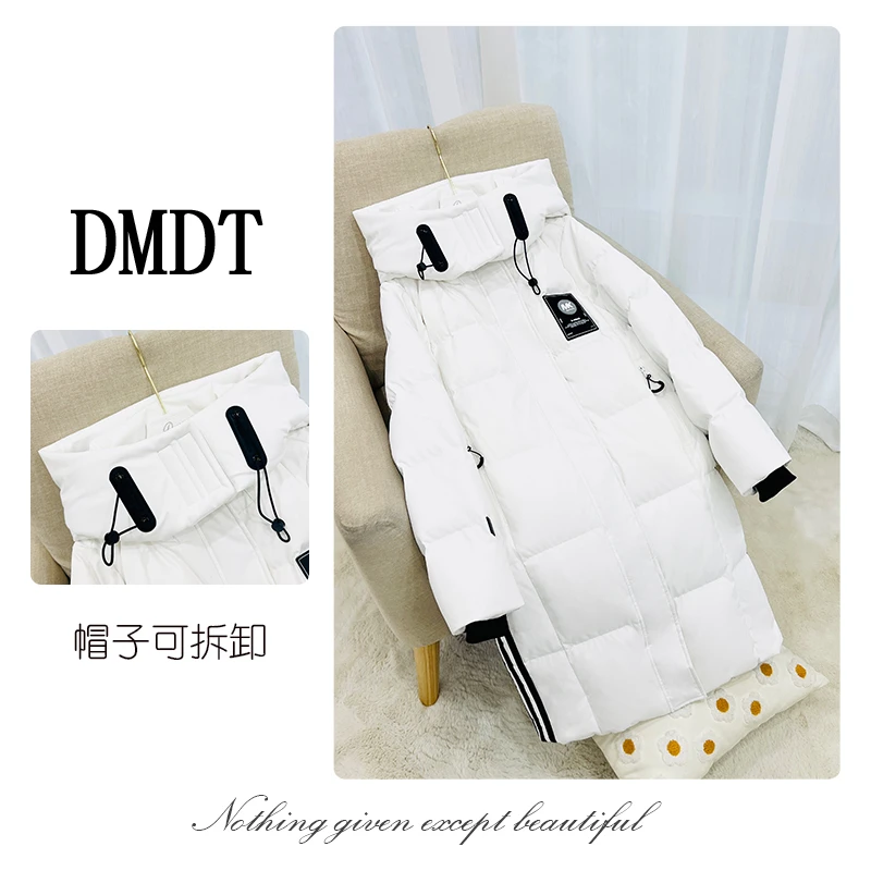 【DMDT潮牌】 新品“为你而来”白鸭绒显瘦保暖女羽绒服D1823