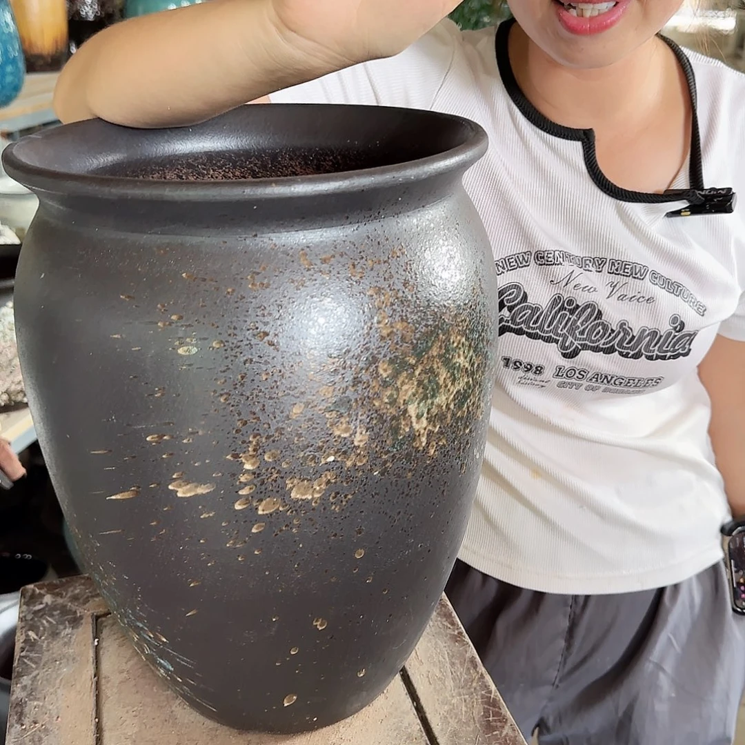 紫砂花盆王嫂花盆0927-1311高35口25