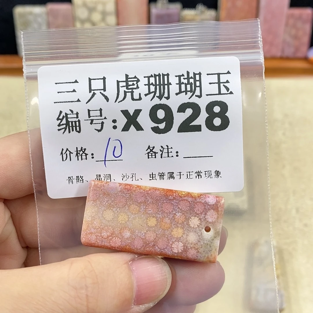 硅化珊瑚（珊瑚玉）1未镶嵌狻****۶