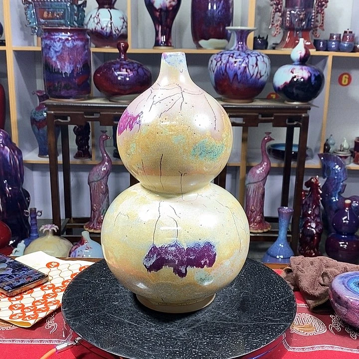 瓶中国神垕精品钧瓷
