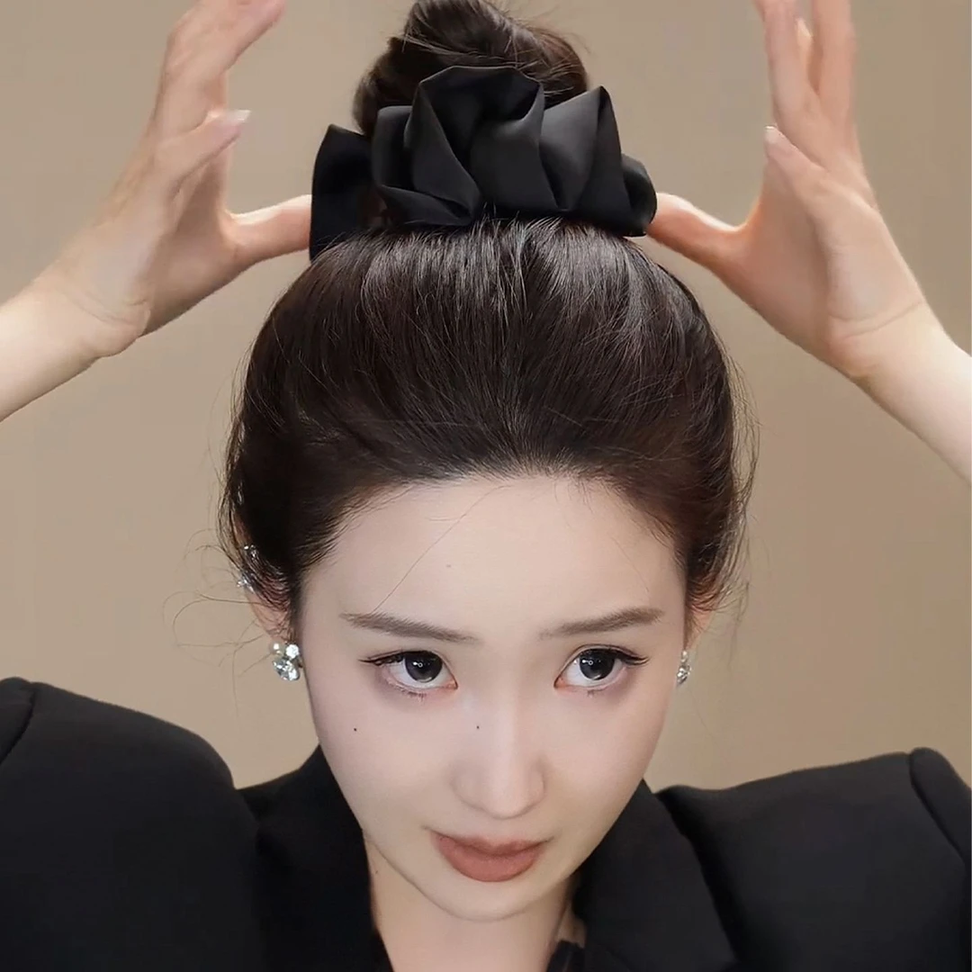 丸子头发饰丸子头固定抓夹丸子头抓夹 上班族发饰2025爆款洋气