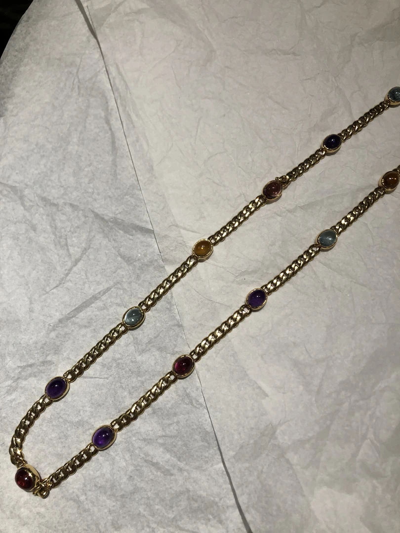 95新 BVLGARI/宝格丽 彩宝项链/16759721