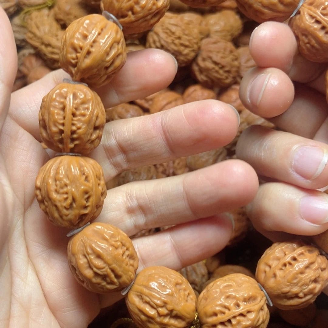 刹***华手串文玩核桃方墩手串