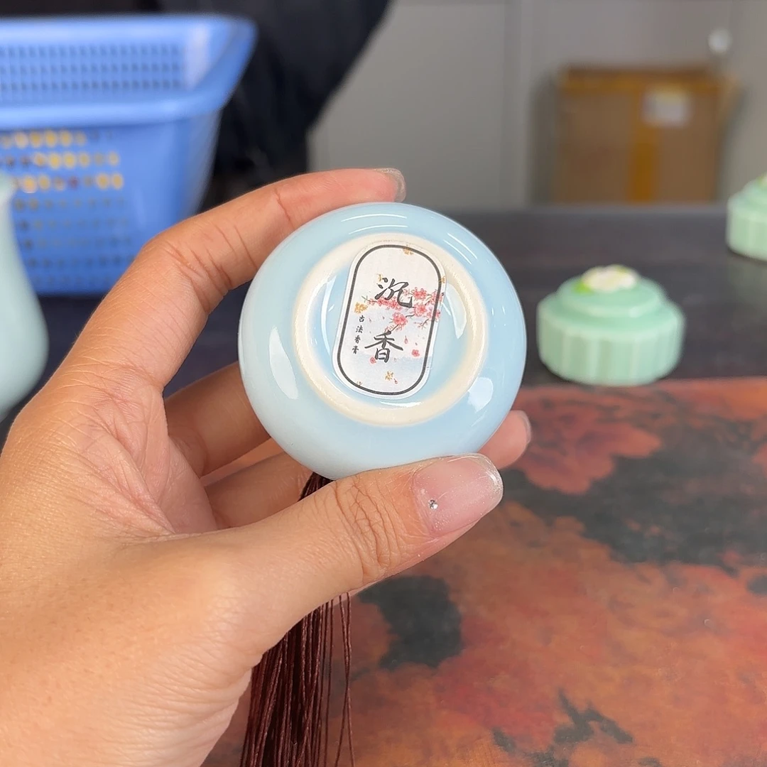 龙泉云间青瓷小米茶器