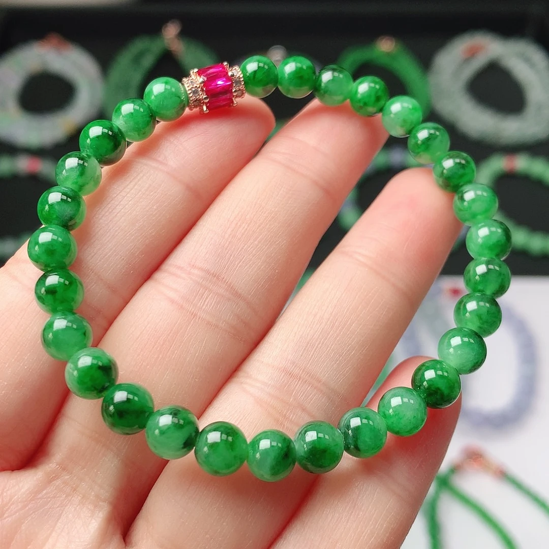 翡翠未镶嵌手链翡翠