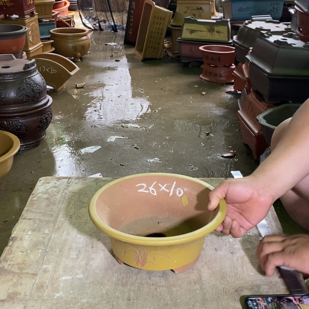 紫砂花盆紫砂紫砂