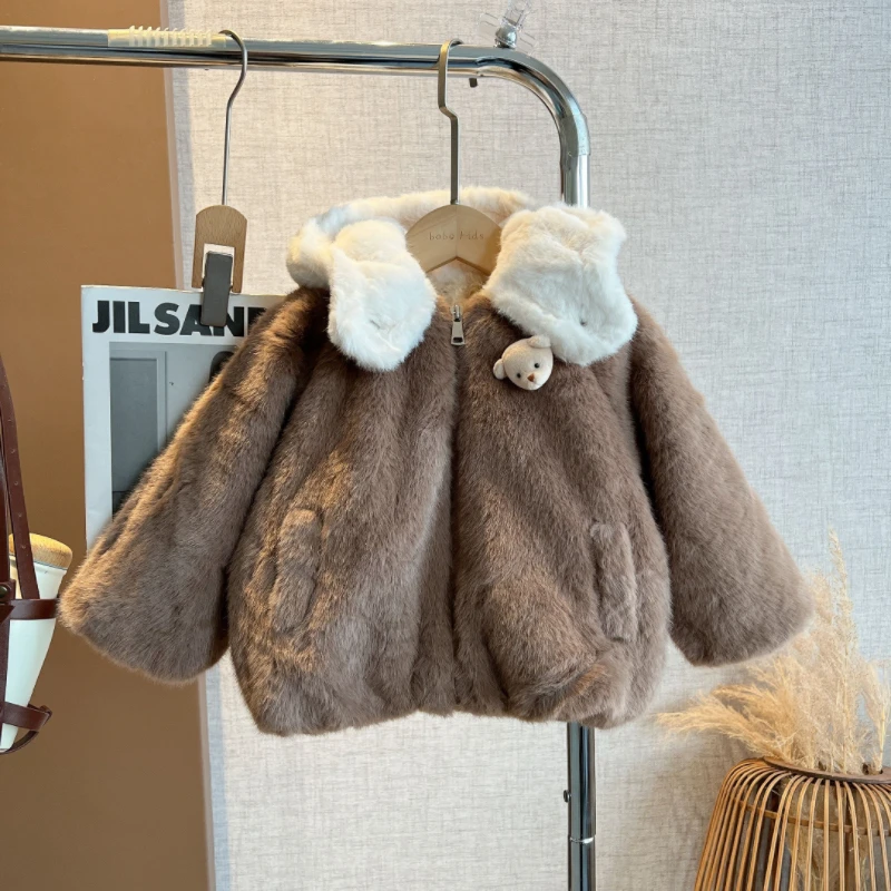 北极熊毛毛外套单件