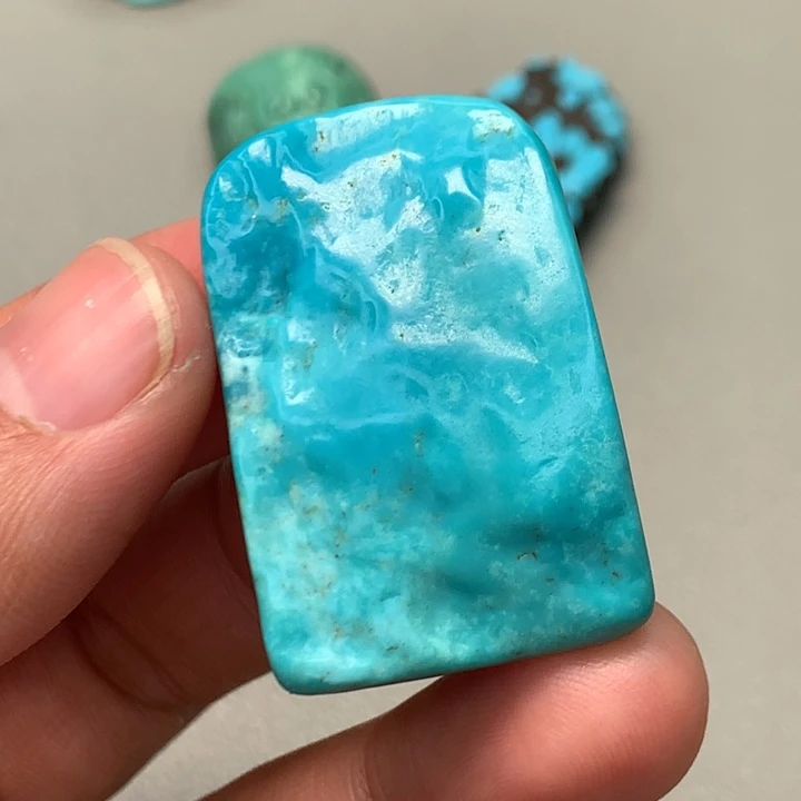 绿松石未镶嵌颈饰