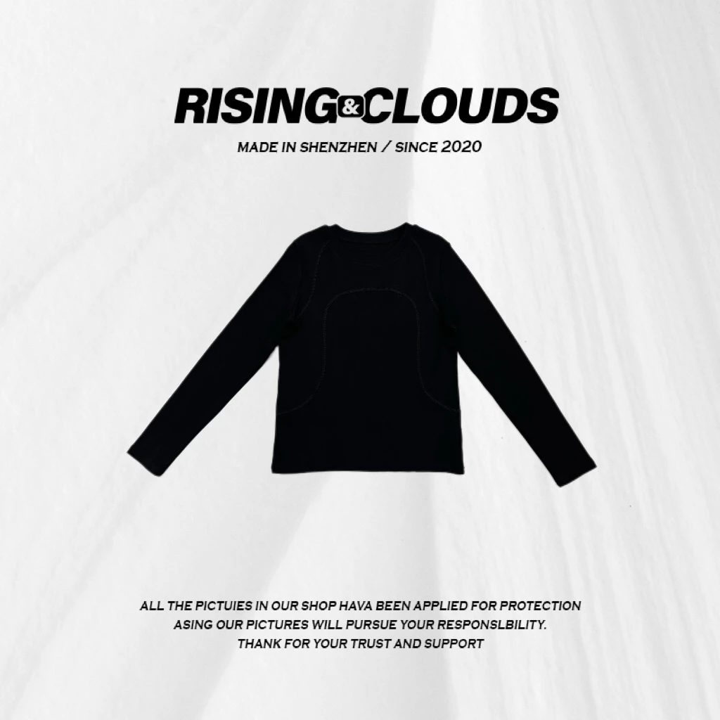 【小法】深圳南油冬季百搭显瘦“休闲长袖T恤”110284GT