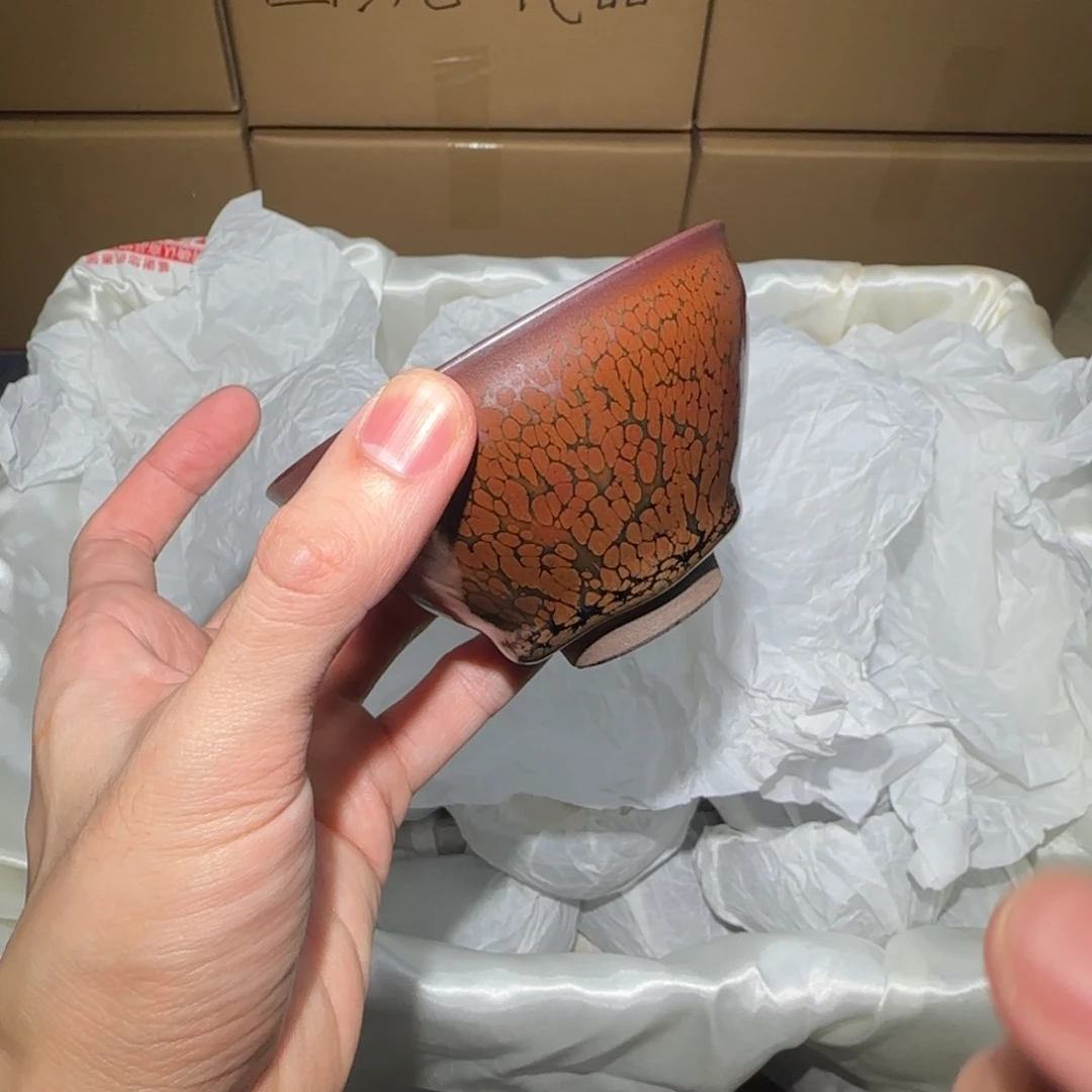 茶盏微瑕建盏，介意勿拍