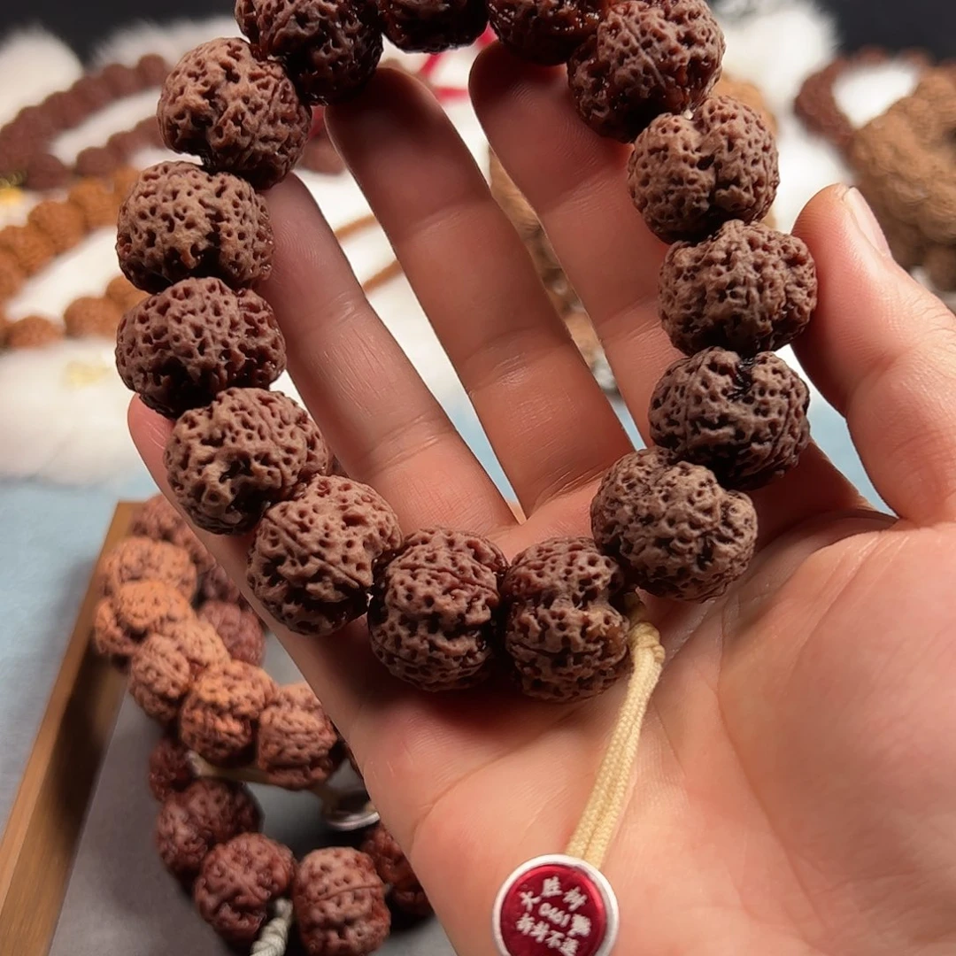 手串金刚菩提凹底五爪金龙超头23