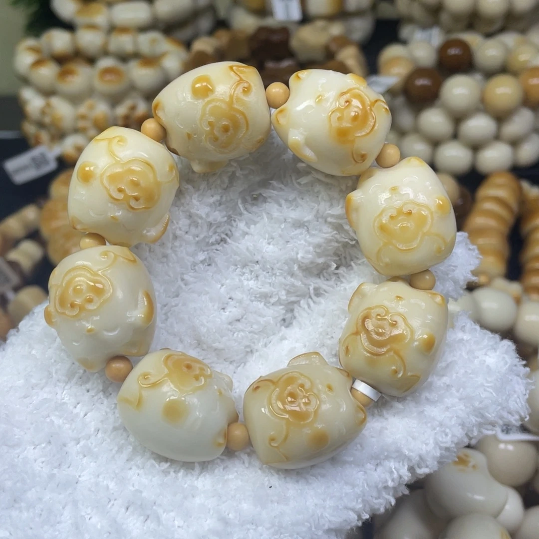 手串菩提根/象牙果11.4.22微瑕招财猫