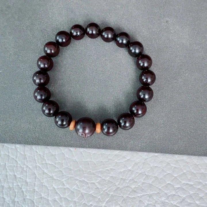 小叶紫檀手串/手链莲**合S003紫檀1.0