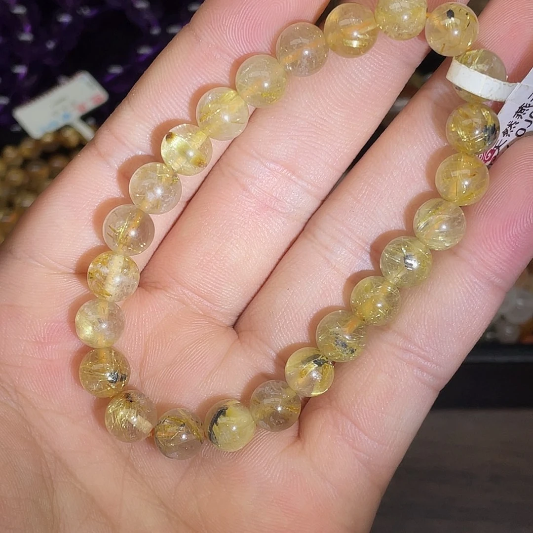 水晶手链未镶嵌燕子钛8.2