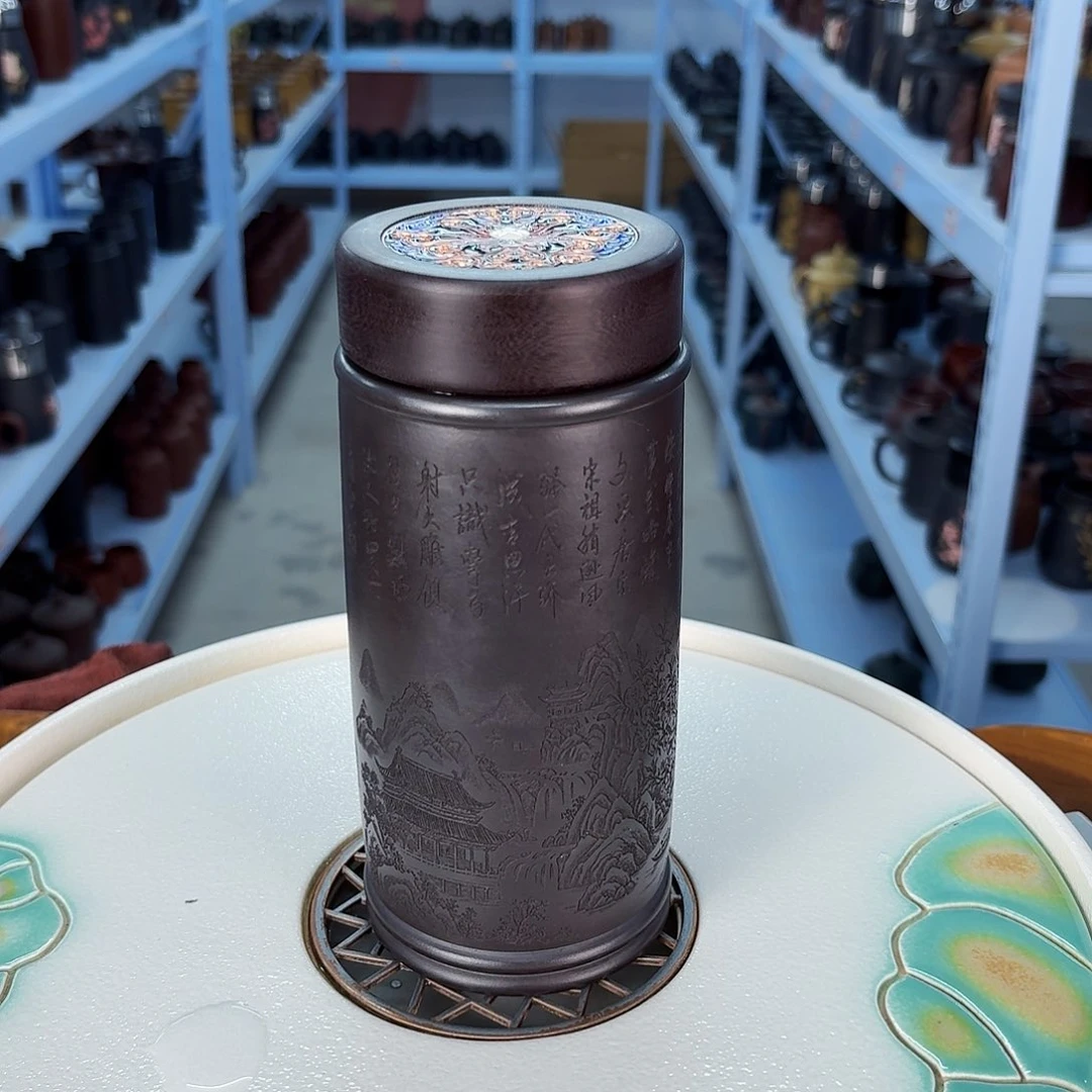 宜兴原矿紫砂杯子