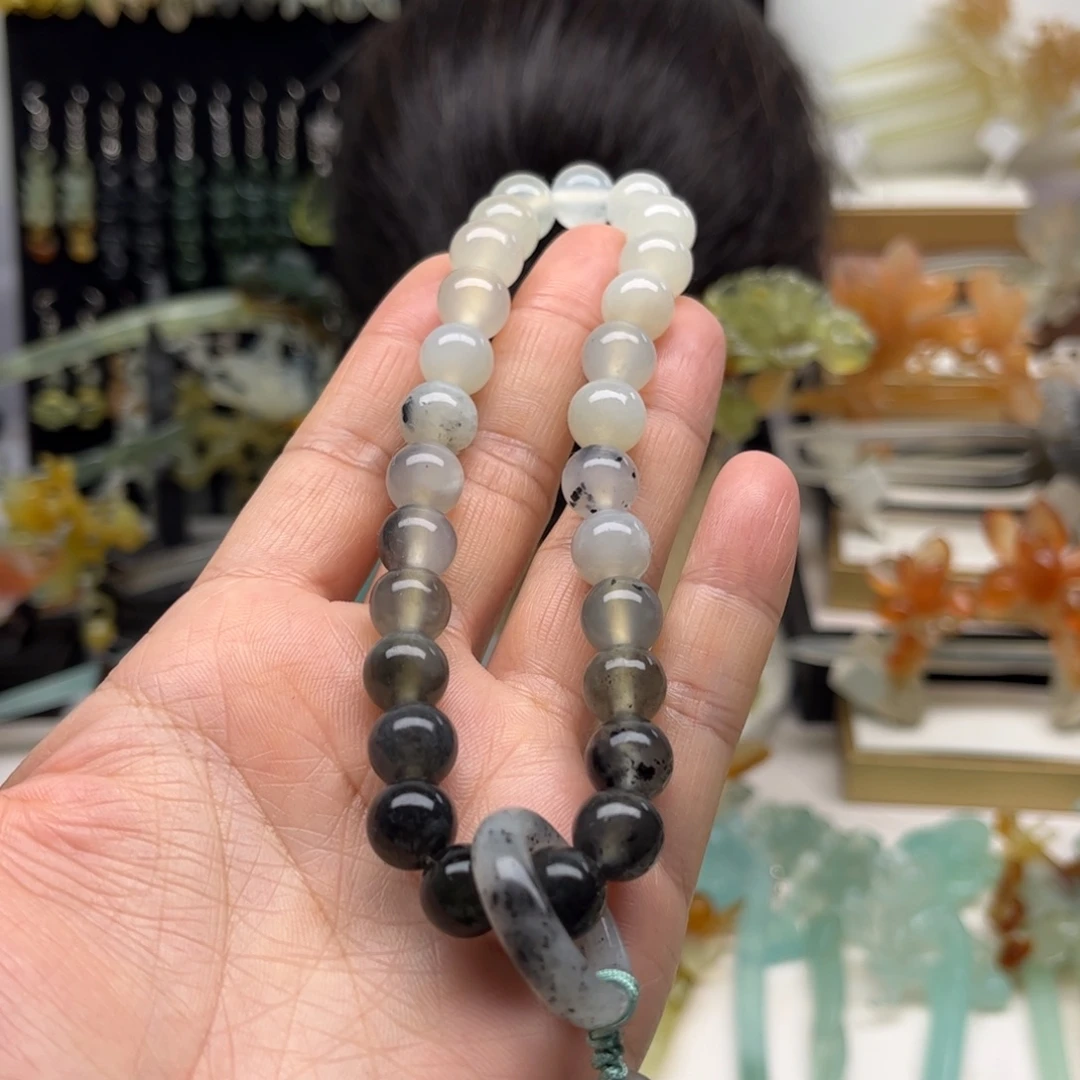 蛇纹石玉合金发簪