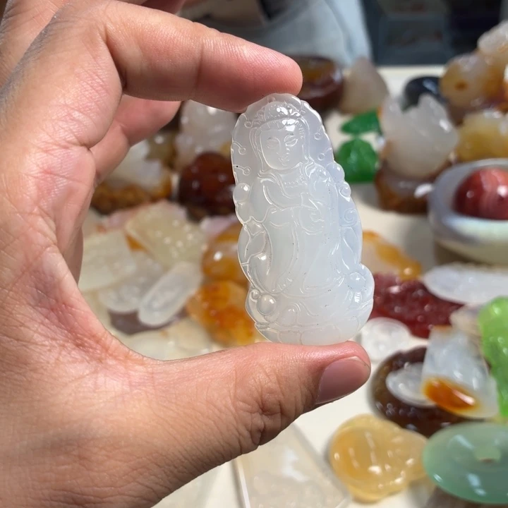 未镶嵌吊坠(不含链)玛瑙/玉髓