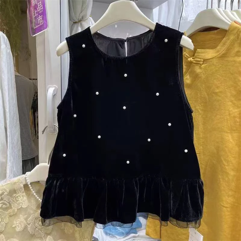 新款夏季 丝绒打底 洋气 百搭