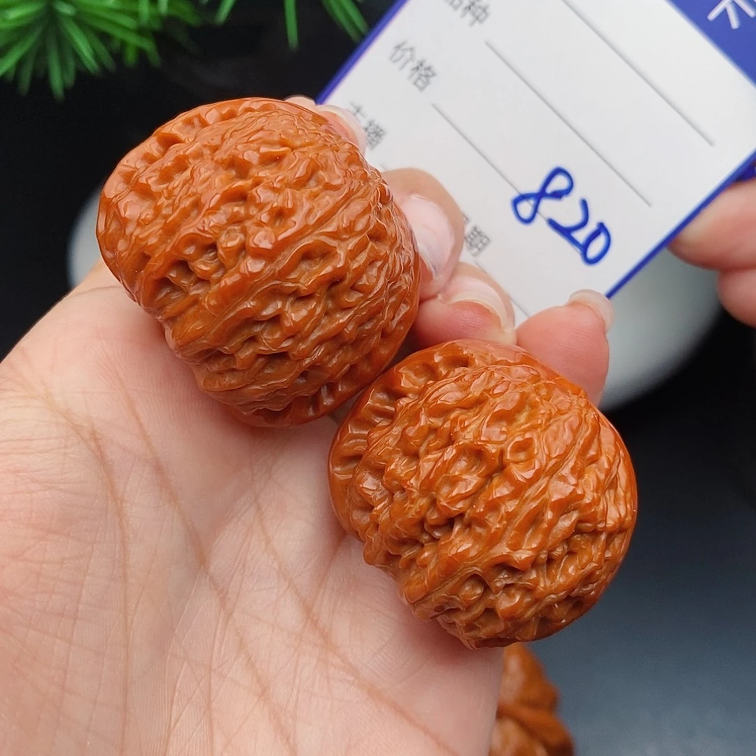 把件文玩核桃37闷白820