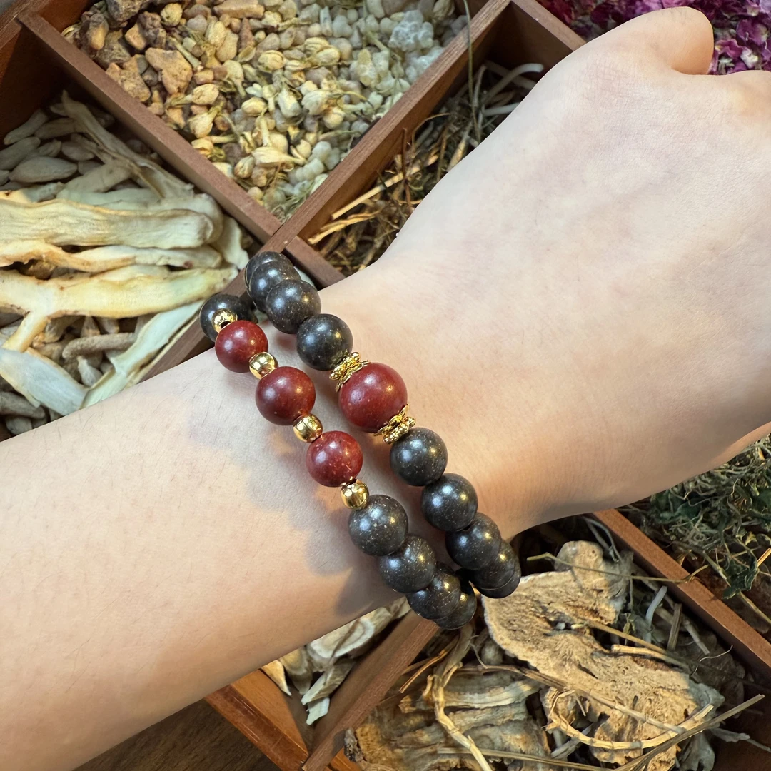 非金属木质手链 【息肌丸】非遗手工古法定制合香珠8MM双圈