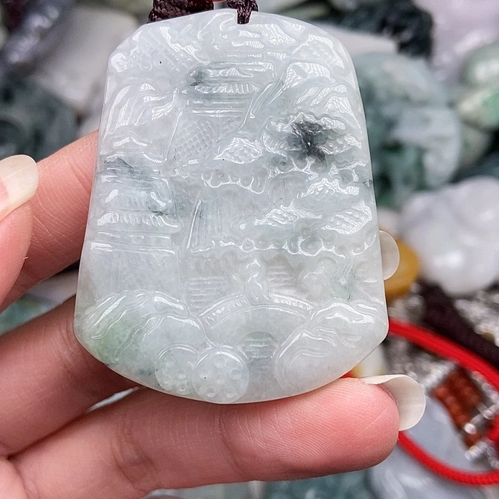 颈饰未镶嵌翡翠翡翠