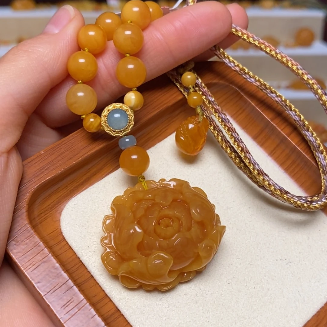 【闪购商品】未镶嵌颈饰蜜蜡项链