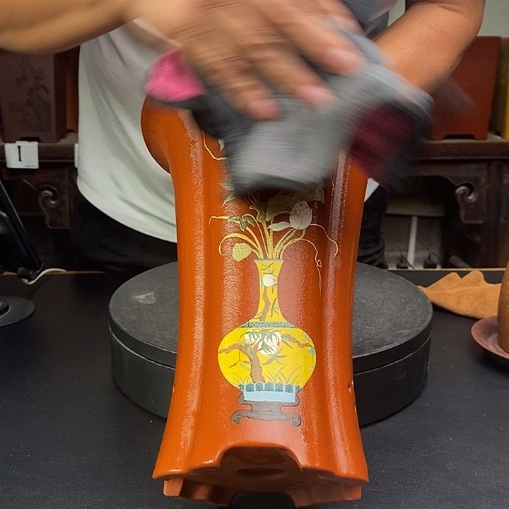 生***滴紫砂花盆货号一只花器